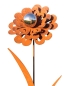 Preview: Gartenstecker Blume Sissi mit Edelstahlkugel